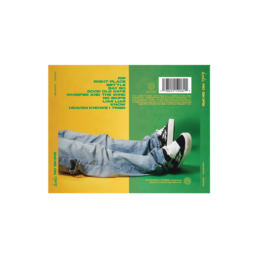 NO SKIPS - bodie's debut album (CD)