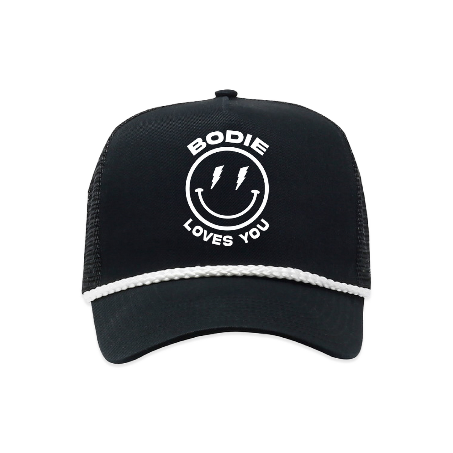 smiley cotton trucker