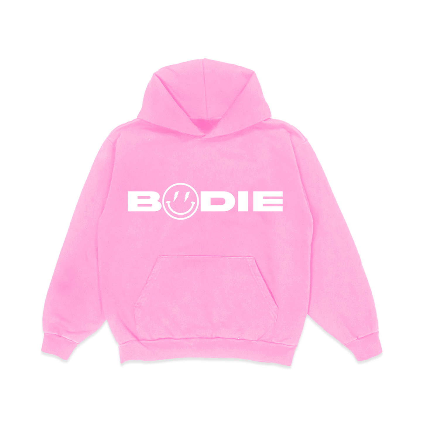 pink hoodie