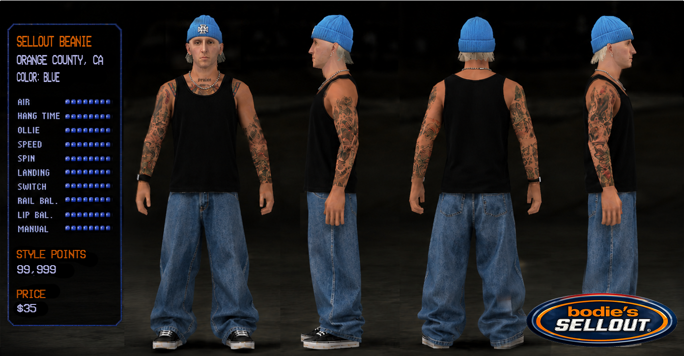 SELLOUT BEANIE - BLUE