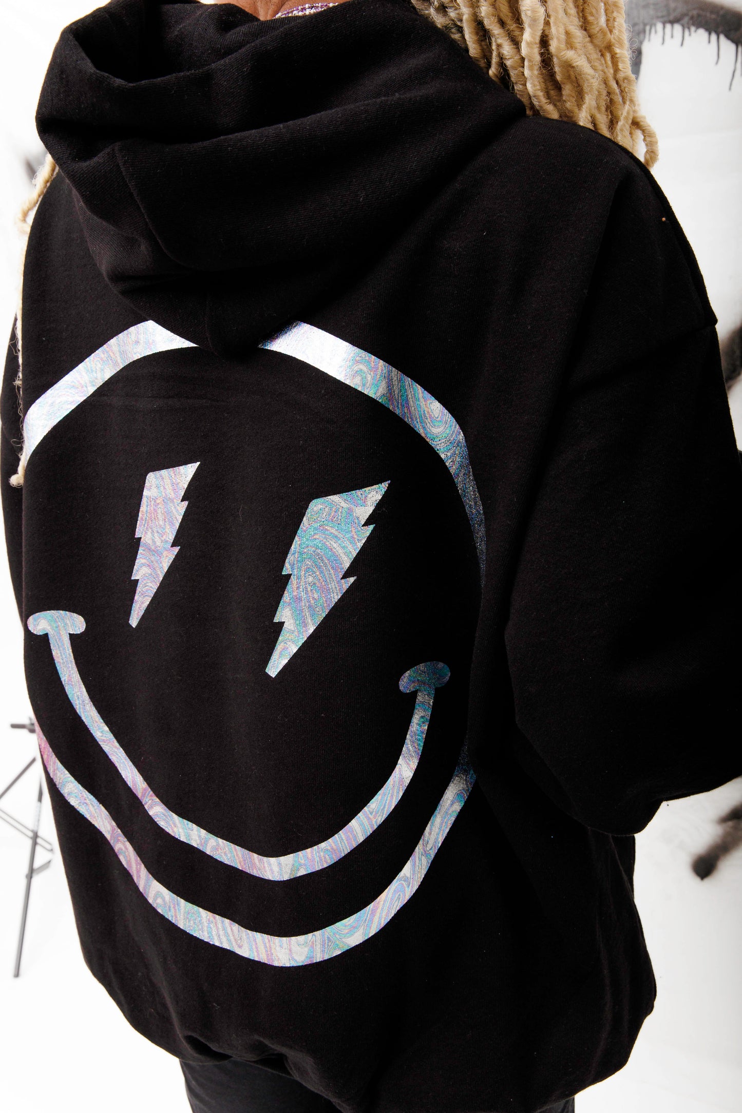 iridescent hoodie