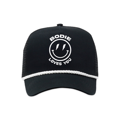 smiley cotton trucker